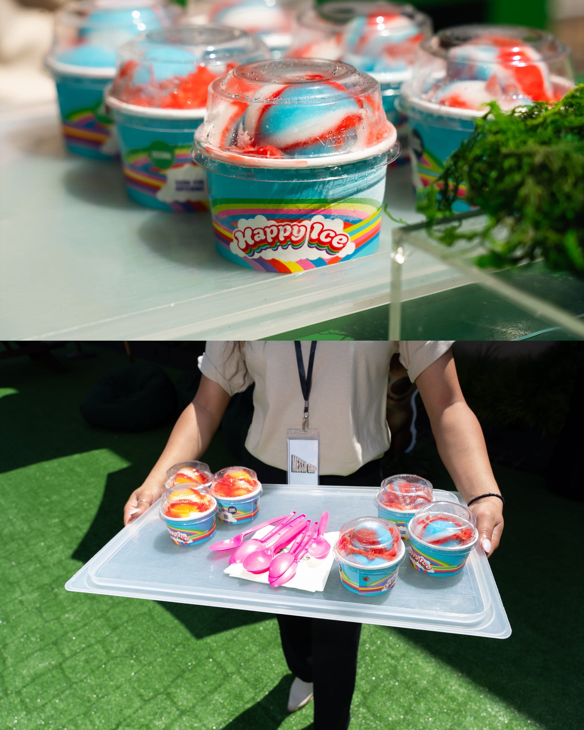 A Swapped premiere card of the frozen treats station.